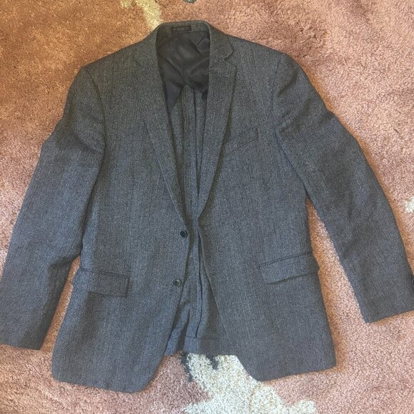John Varvatos Other - JOHN VARVATOS $595 Blazer 44L Jacket 100% Wool Baxter-JP Gray